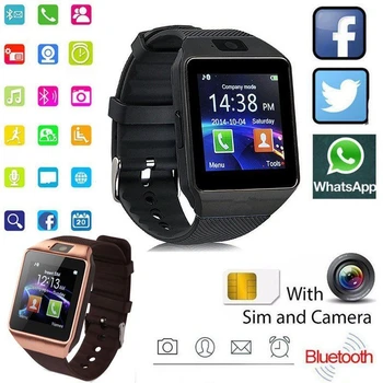 Touch Ecran Ceas Inteligent dz09 Cu Camera Ceas Bluetooth Cartela SIM Smartwatch Pentru Ios Telefoane Android Supp