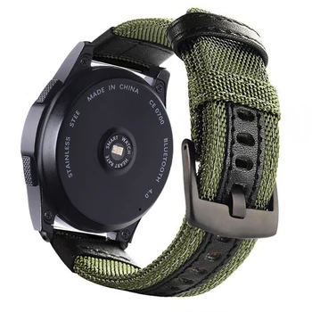 Curea nailon Pentru Samsung Galaxy watch 3 45mm 41mm/Active 2 46mm/42mm Echipament S3 Frontieră bratara 20mm 22mm Sport band