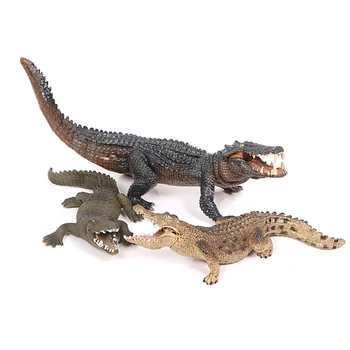 Animale Salbatice Reptile Animale Figurine Modele Realiste De Crocodil Figurine Plastic De Colectare Și Jucării Educative