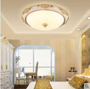 Dormitor lampa de simplu și modern, led lampă de plafon rotund living atmosferă de casă de cristal lampă cameră caldă lampa