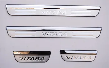 Ușă din oțel inoxidabil Pragului de uzură placa Ușa pedala de Accesorii Auto Auto-Styling Pentru Suzuki Vitara 2016 2017 2018