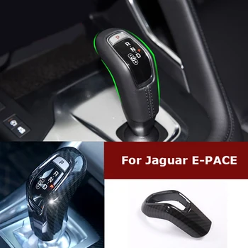 Fibra de Carbon Pentru Jaguar E-RITMUL e-ritmul ABS Interior de Plastic de Schimbare a vitezelor Acopere Capul Trim Accesorii Auto
