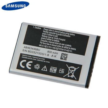 Original Samsung Acumulator AB463446BU AB043446BE AB043446BE Pentru Samsung C3300K X208 GT-C3520, GT-E2530, GT-E2330 X 160 B309 F299 E339
