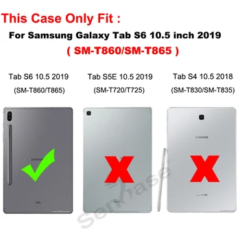 Curea de mână de Caz Pentru Samsung Galaxy Tab s6 10.5