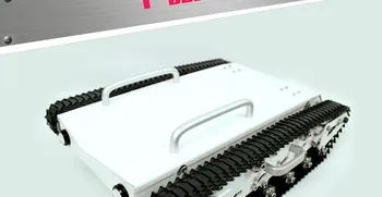 RC 4WD Rezervor de Metal Șasiu Mare de Încărcare Vehicul cu Senile de Mare Rulment Urmăriți pe Șenile Caterpillar DIY Jucărie RC Auto Inteligent Șasiu Robot