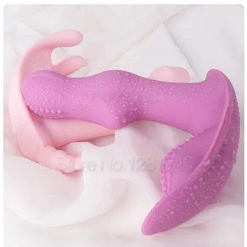 Portabil Fluture Penis artificial Vibratoare Jucarii Sexuale pentru Femei Masturbator Stimulator Clitoris fără Fir Control de la Distanță Vibrator Chilotei