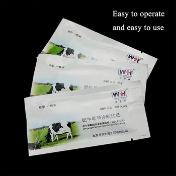 1buc Vaca Bovine Gravide Test Benzi de Hârtie de Detectare a Sarcinii Teste Progesteron Aur Coloidal Veterinar Echipamente Agricole
