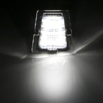 LED Numărul de Înmatriculare Lumina Alb pentru Jeep Wrangler JK JKU perioada 2007-2018 Auto Accesorii Auto de Licență Lumina