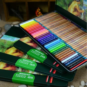 48/72/120/100/120 Culoare Profesionale Gras Creion din Lemn Moale Acuarelă Stilou pentru Scoala Schiță de Artă Creion Colorat Set