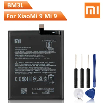 Xiao Mi schimb Originale Bateria Telefonului BM3L Pentru Xiaomi 9 MI9 M9 KM 9 BM3L Autentic Reîncărcabilă Baterie de 3300mAh