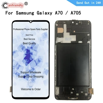 LCD Pentru Samsung Galaxy A70 SM-A705FN A705YN A705F A705GM A705MN Ecran LCD panou Tactil Digitizer cu rama de Asamblare