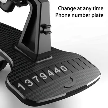 Suportul auto pentru Telefon Mobil Universal 360 de Montare Suport stativ Pentru iPhone11XR 7 in Masina tabloul de Bord GPS Cu Suport de Telefon Numărul de Înmatriculare