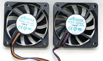Set de 2 ventilatoare Pentru Transfer XH170V Slim PC APISTEK SA61O2U SA6102U PFGA 6010 slim 60x60x10mm 60mm 6CM 4Pin Ventilatorului de Răcire
