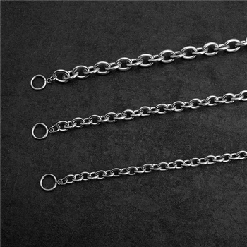 Lager de Oțel de culoare colier femei din oțel inoxidabil punk lanț moda cadouri pentru femei accesorii steampunk colier bijuterii de șold