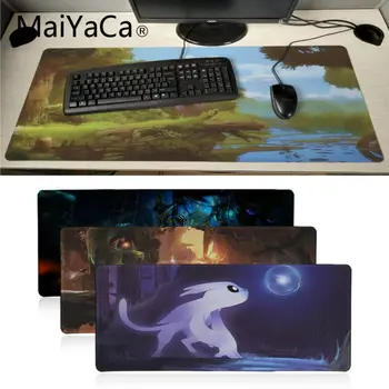 Maiyaca Anime ori and the blind forest Birou Soareci Gamer Moale Mouse Pad de DIMENSIUNI MARI Cauciuc Calculator PC Gaming mousepad birou pad