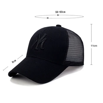 Primavara-Vara Unisex Sepci de Baseball Scrisoare Capac Plasă de Moda Solid Broderie Reglabil Pălărie Femei Barbati din Bumbac Casual Pălării CP0113