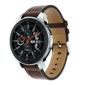 Piele Watchband 22mm pentru Samsung Galaxy Watch 46mm Bandă de Sport inteligent Încheietura Curea pentru Samsung S3 Frontieră Clasic Curea de Ceas