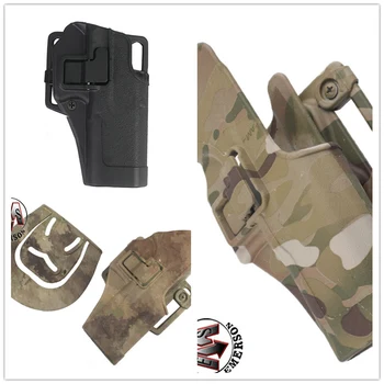 Fierbinte EMERSON Vânzare în aer liber Tactice Toc de pistol Militare Airsoft Vanatoare Centura Toc Mâna Dreaptă Pistolul Caz Toc Pentru pistol Glock 17