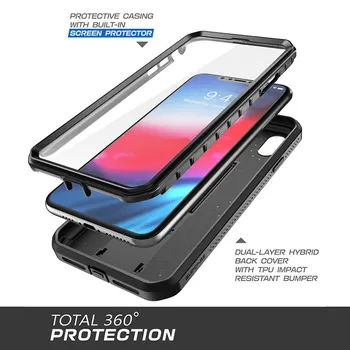 SUPCASE Pentru iPhone XR Caz 6.1 inch UB Pro Full-Corp Robust Toc Telefon Caz Acoperă cu Built-in Ecran Protector & Kickstand