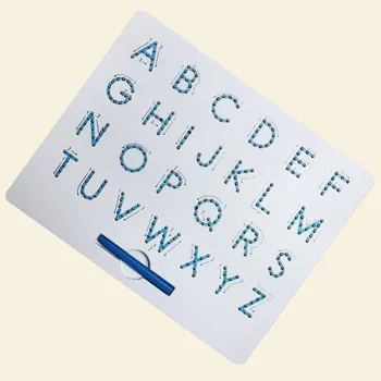 Magnetic Alfabet Scrisoare de Urmărire Bord cu Stylus Pen Jucărie de Învățământ Stabilite de Învățare Ortografie Scris pentru Copii