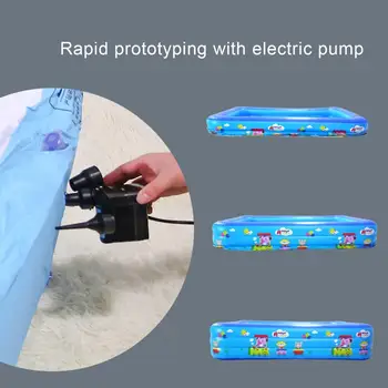 220V UE Plug Gonflabil cu Pompa Electrica de Aer Pentru Uz casnic Camping Pompa Compresor de Aer Portabil Pneumatic Pompa de Aer Cald Vinde