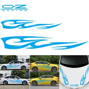 VANZARE 3D Flacără Totem Decalcomanii Autocolante Auto Plin Lungime de Styling Auto Vinil Autocolant Decal pentru Masini de Decorare Autocolant cu Ridicata CSV