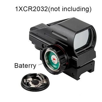 HD103 1X22X33 Red Dot Sight Reflex 4 Reticul Tactic domeniul de Aplicare Rosu Verde cu Laser 4 Reticul 11/20MM Rail Mount domeniul de Aplicare Pușcă de Vânătoare