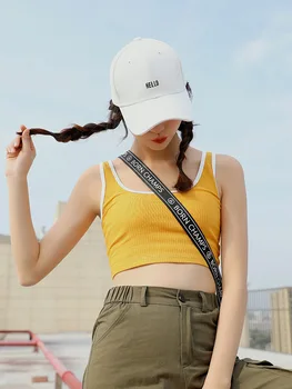 Șapcă de Baseball pentru Femei de Vară Snapback Black Galben Noua Moda Barbati Sapca Unisex Casual Reglabil Pălării Scrisoare Broderie