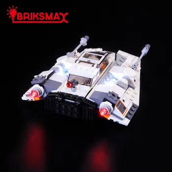 BriksMax Kit de Lumina Pentru 75259 Stea de Război Snowspeeder，(NU se Includ În Model)