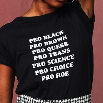 Pro Negru Pro Maro Pro Ciudat Citate Slogan T-Shirt Negru Oameni Drepturilor Omului slogan Tee citat teuri stil street art topuri-M941