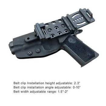 BBF Face OWB KYDEX Toc se Potrivesc: Colt Comandantul 1911 .45 9 mm 4.25 / 4.5 Inch PT 1911 Pistol Toc Curea de transport in Afara de Pistol Caz