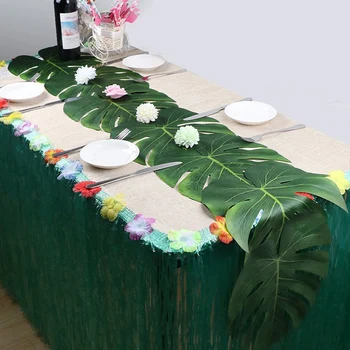 Artificiale Frunze De Palmier 1 Set Creativ Plaja Nunta De Vara Frumoase Aloha Luau Masa Decor Hawaian Junglă Tematice Petrecere