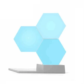 2019 Noi Cuantice Lampa DIY LED Lumina de Noapte Creative Geometria Ansamblului APLICAȚIE de Control de Start Google, Amazon Alexa Lampa Lifesmart