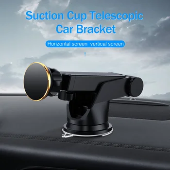 De lux Magnetic Suport Auto pentru iPhone de 12 Samsung Telescopic cu ventuza Suport Magnet GPS suport de Telefon Mobil în Mașină Suport de Telefon