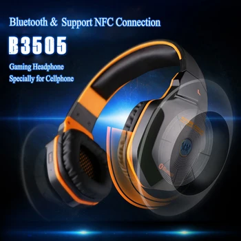 B3505 de Jocuri fără Fir, Căști Bluetooth 4.1 setul cu Cască Stereo Căști cu Microfon pentru Gamer PC Telefoane Laptop-ul Music Player