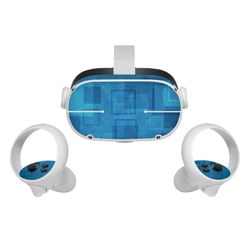 Piele Autocolant pentru Oculus Quest 2 set de Căști VR Controller PVC Autocolante de Desene animate Drăguț Folie de Acoperire pentru Oculus Quest 2 Accesorii