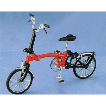 Pliere model de bicicletă brompton bicicleta 1:6 dimensiune ventilator decor