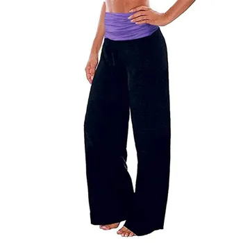 Femei Pantaloni De Yoga 2020 Noua Moda Casual Streetwear Pantaloni De Marfă Fata Liber Feminin Buline, Dungi Pantaloni Largi Sport /2