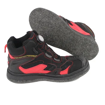 În aer liber Respirabil Non-alunecare de Rock Pescuit Pantofi Simțit Spike Unic Wading Boots pentru Femei și Bărbați