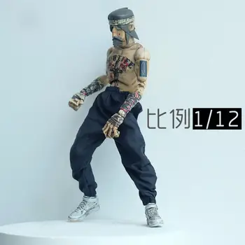 1/12 Masculin Soldat Tendință Pantaloni Modelul de 6 Inch de Acțiune Figura JUCARII/DAMDoll Jucărie De Colecție