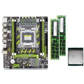 X79 X79G Placa de baza Stabilit cu Combo-uri despre lga2011 Xeon E5 2620 CPU 2 buc x 4GB = 8GB de Memorie DDR3 RAM 133hz PC3 10600R