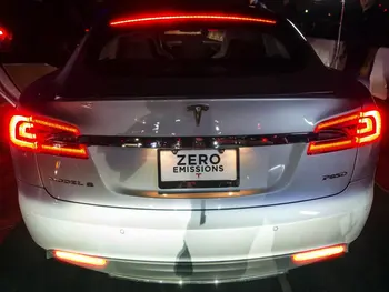 2 BUC Pentru Tesla Model 3 S X LED Bara Spate Reflector Lumina Roșie de Conducere Auto Brake Stop de Ceata masca Coada de Lampa-sănătatea 2012-2020