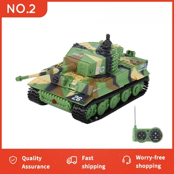 1：72 RC Mini Tank Germania Tigru de Luptă de Înaltă Simulat Remote Radio Control Panzer Vehicul Blindat Copii Jucării Electronice