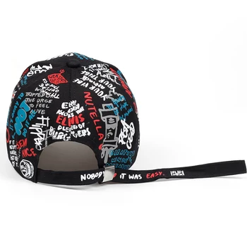 2019 brand de Vară Șapcă de Baseball Graffiti Soare Sepci Hip Hop Vizor de Primăvară Pălărie Snap-spate Reglabil Pălării Pentru Femei golf caps