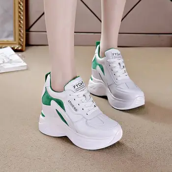 Tata Pantofi Indesata Femei Adidași 2020 New Sosire Casual Pantofi Sport De Sex Feminin Platforma Formatori Doamnelor Vulcanizat Adidași