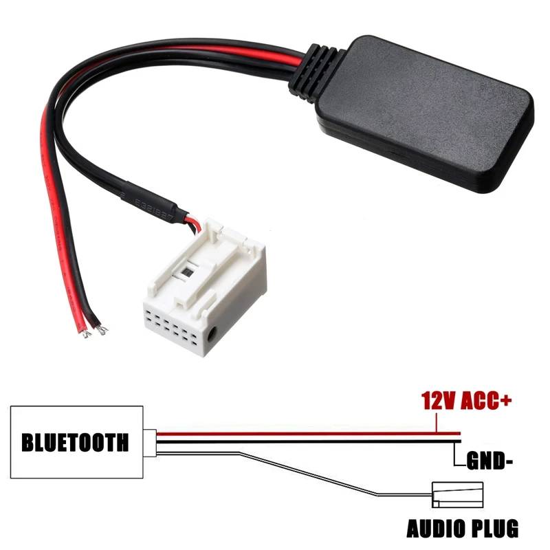 content yarn Humidity 12-pin modul placa wireless bluetooth stereo muzică adaptor receptor aux  auxiliare oana cablu pentru mercedes-benz w169 w245 w203 - Priza <  www.videoprint.ro