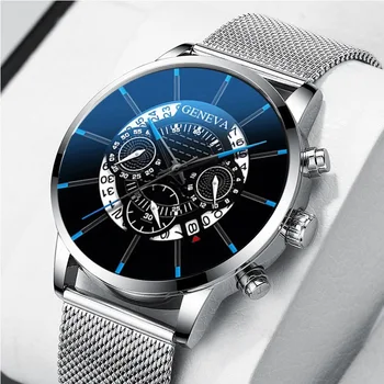 2020 Bărbați Ceas Reloj Hombre Relogio Masculino din Oțel Inoxidabil Calendar Cuarț Încheietura Ceas Barbati Ceas Sport, Ceas Geneva Ceas