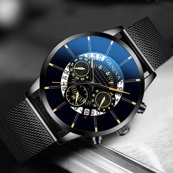 2020 Bărbați Ceas Reloj Hombre Relogio Masculino din Oțel Inoxidabil Calendar Cuarț Încheietura Ceas Barbati Ceas Sport, Ceas Geneva Ceas