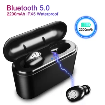 X8S În Ureche Mini TWS Wireless Bluetooth 5.0 Bass Sport Căști cu Încărcare Cutie Ture Wireless Eadbud Cască Pentru Telefon