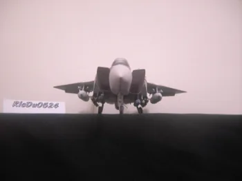 1:100 F-15 Israel Acoperite Hawk Luptător 3D DIY Hârtie Model de Carte de Clădire Seturi de Constructii jucarii Jucarii Educative Model Militar